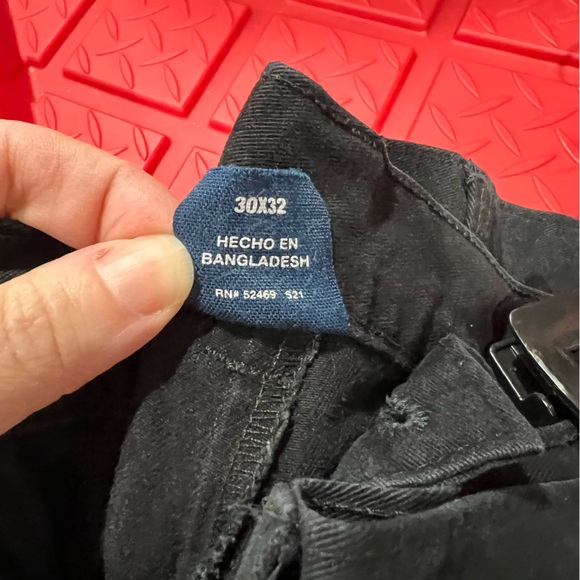 Men’s black work dress pants George brand 30/32 2 pairs bundle lot of 2 - Picture 11 of 12